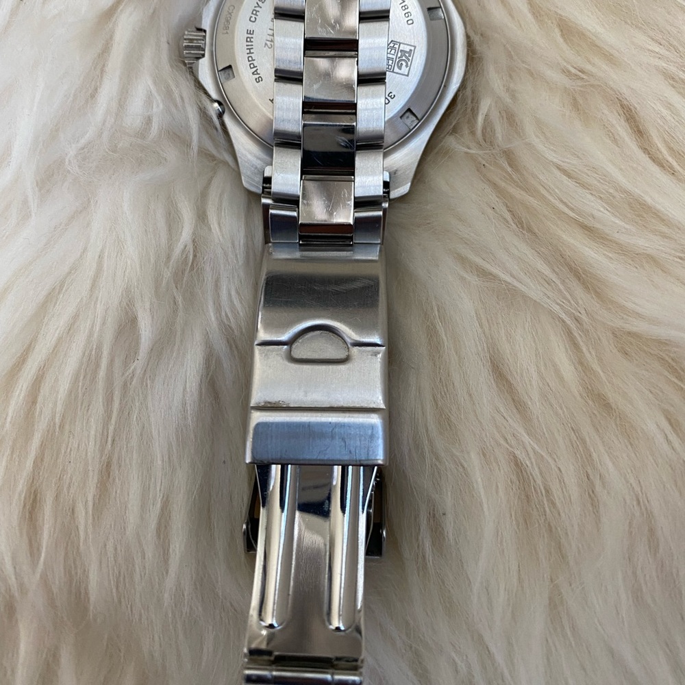 Tag Heuer Aquaracer Blue Dial Men’s Watch, CAF1112. - Picture 6 of 16